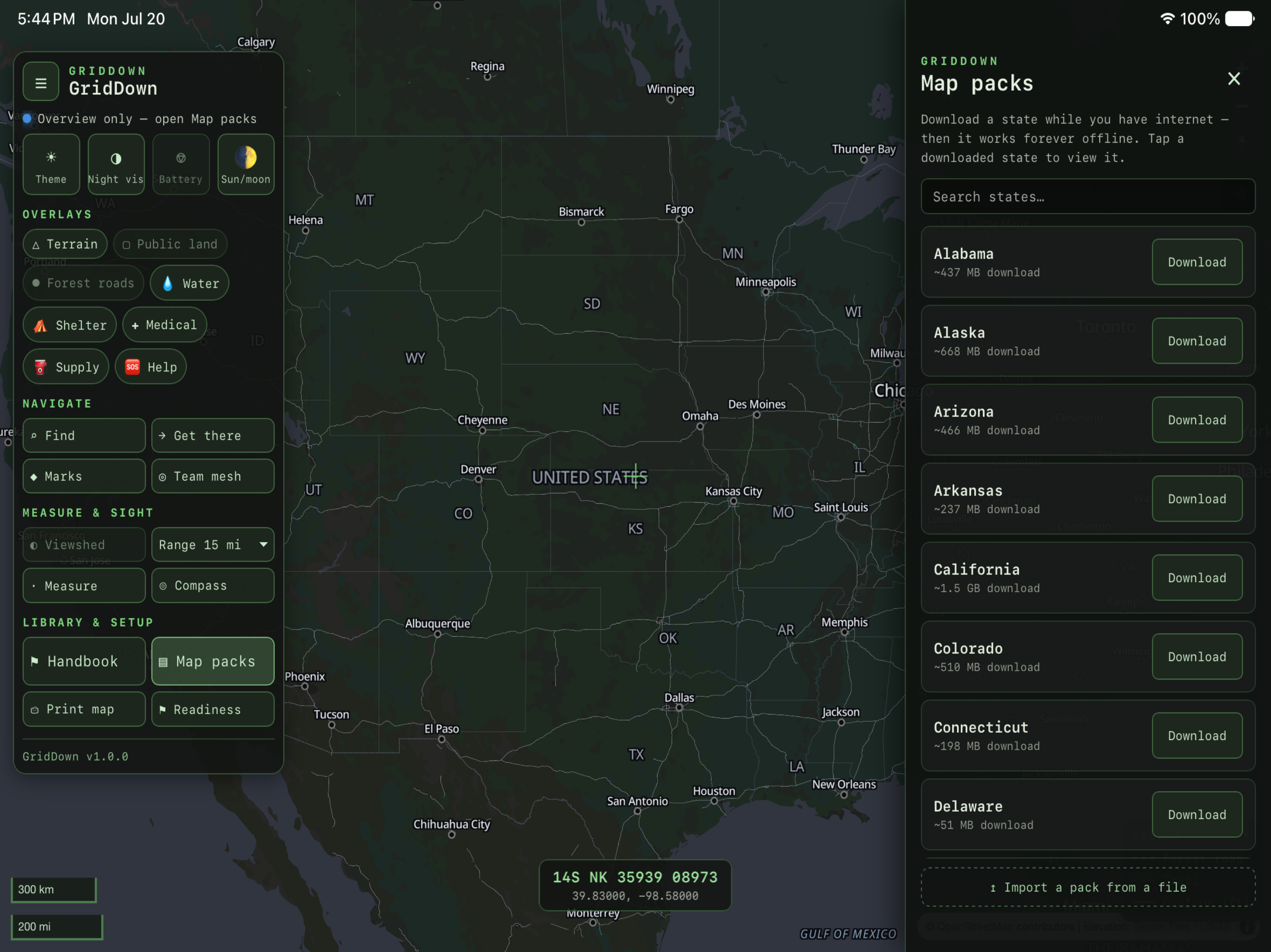 GridDown Maps screenshot 9