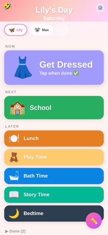 My Day Planner iPhone screenshot