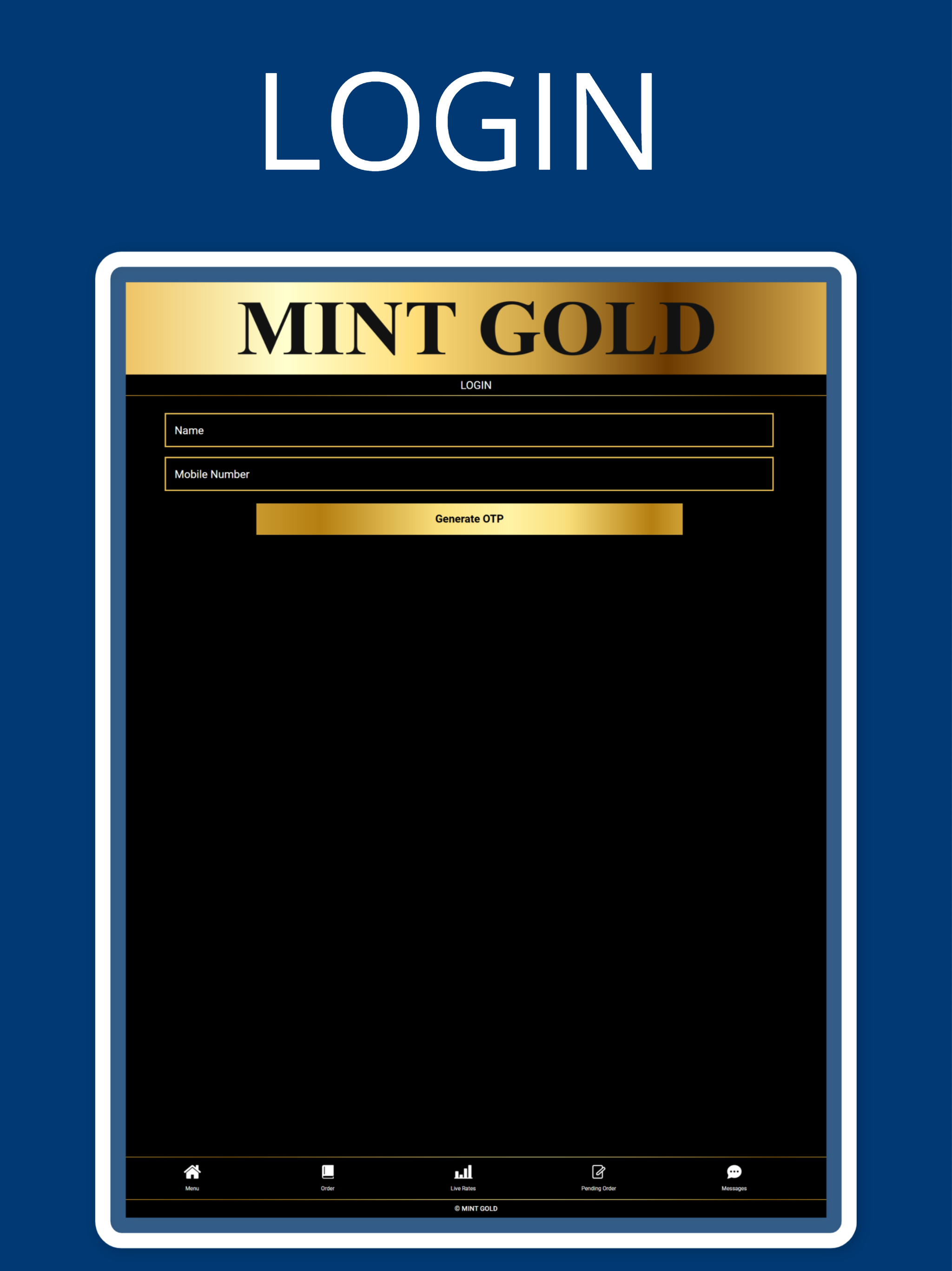 Mint Gold Live