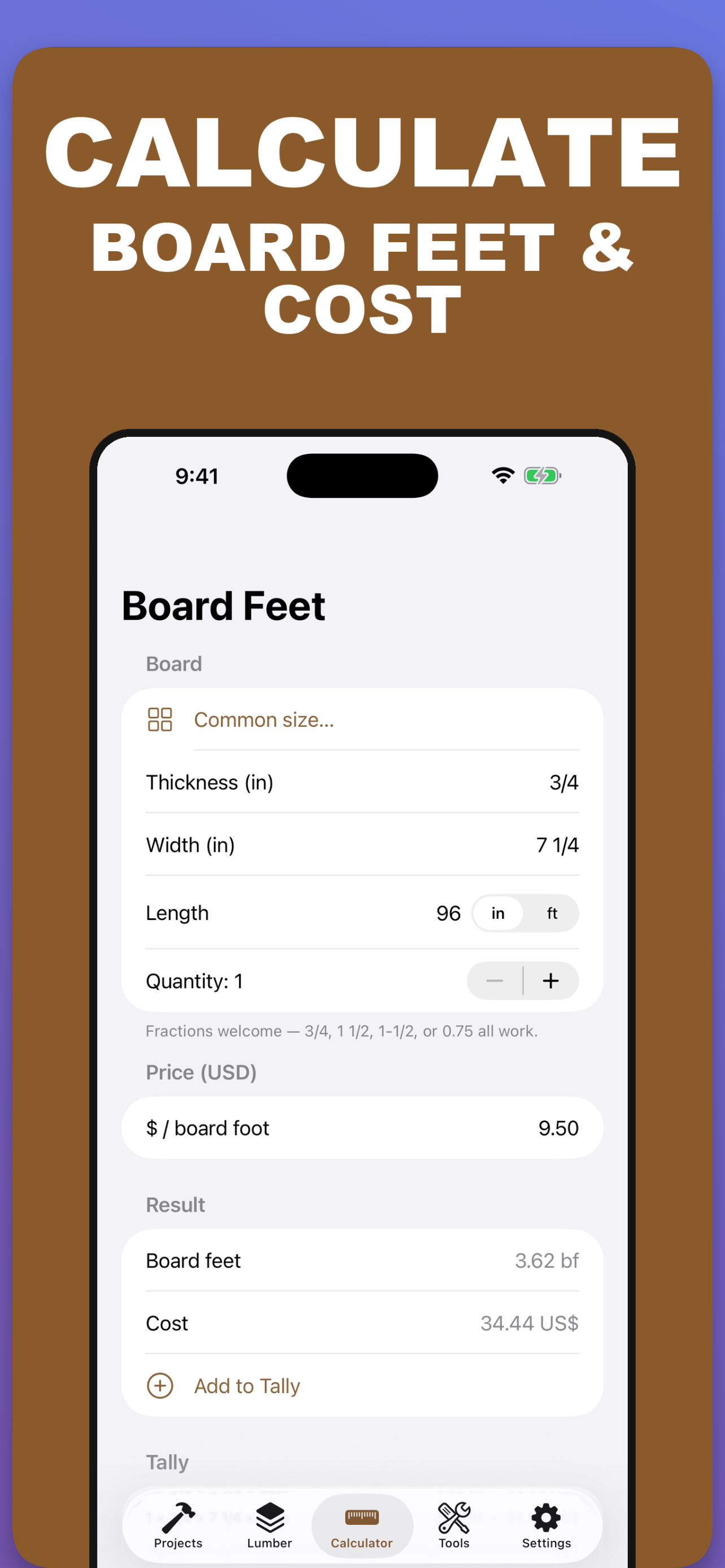 Woodworking: Cut List Log