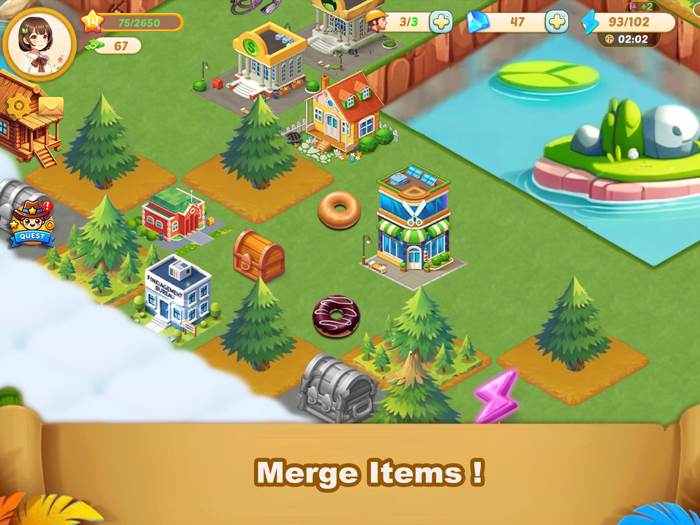 Merge Town - New World