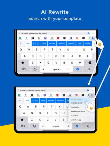 Bear - AI Keyboard iPad screenshot