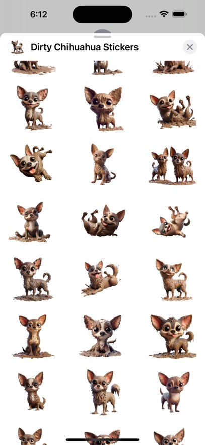 Dirty Chihuahua Stickers
