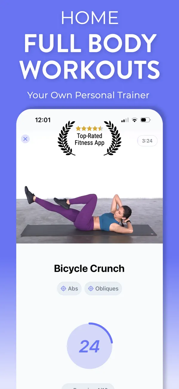 #1. Daily Workouts - Home Fitness (iOS) Door: Daily Workout Apps, LLC