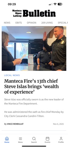 Manteca Bulletin Screenshot 1 of 6