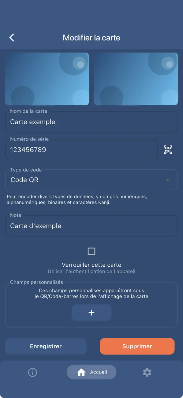 Screenshot #3 pour Gérer les cartes