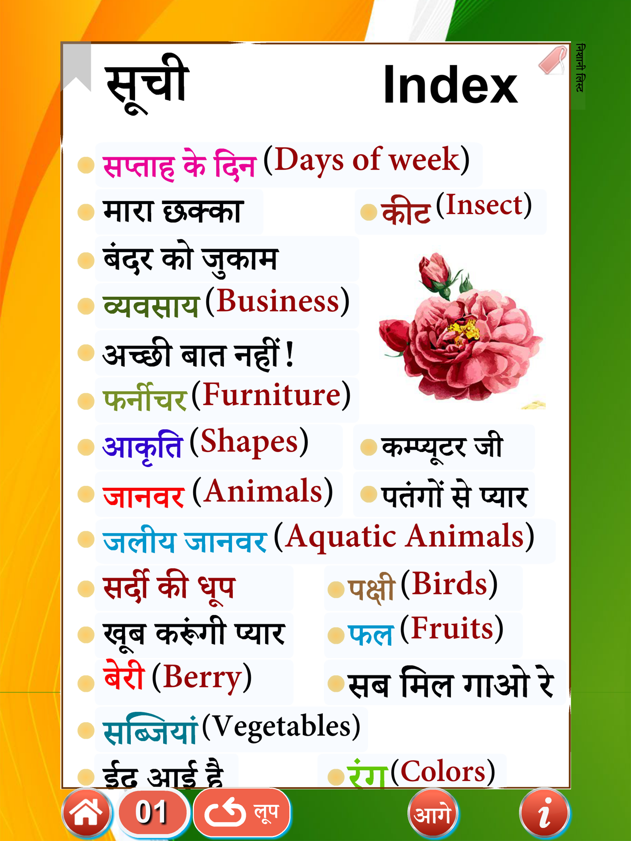 Learn Hindi Part 2 with Audio screenshot 15