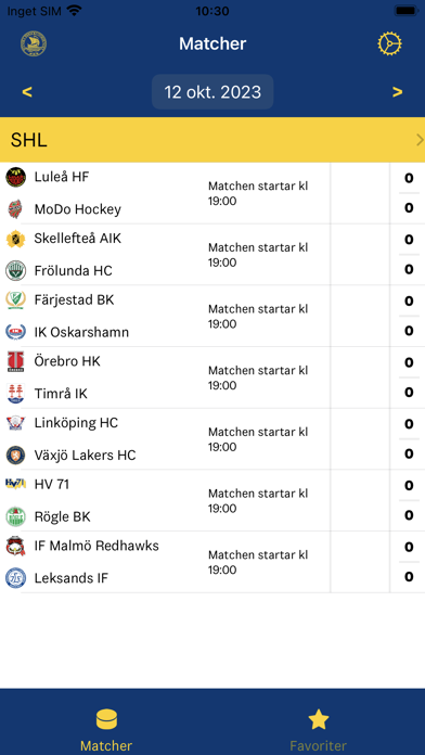 Swehockey Screenshot