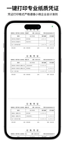 小微记账 - 小微企业离线财务账本 screenshot