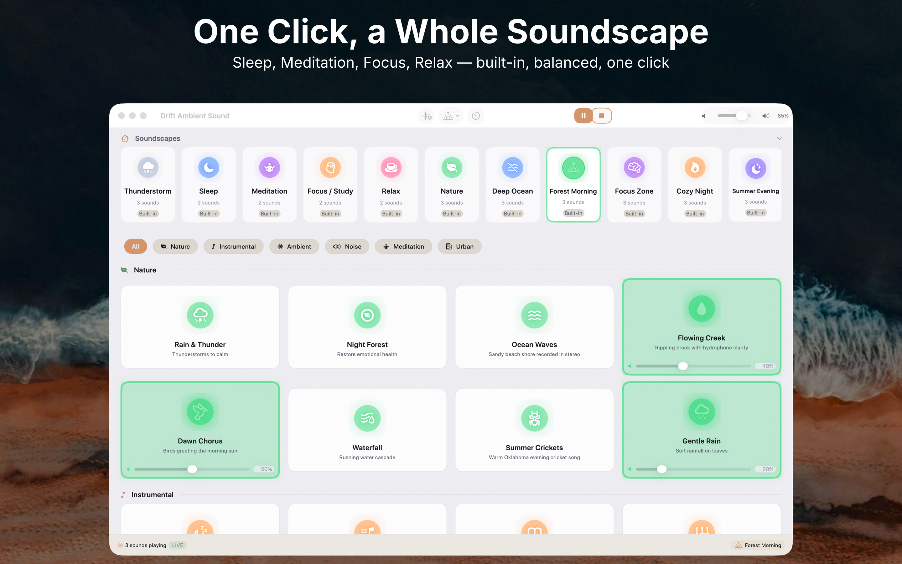 White Noise Sleep Sound Mixer screenshot 13