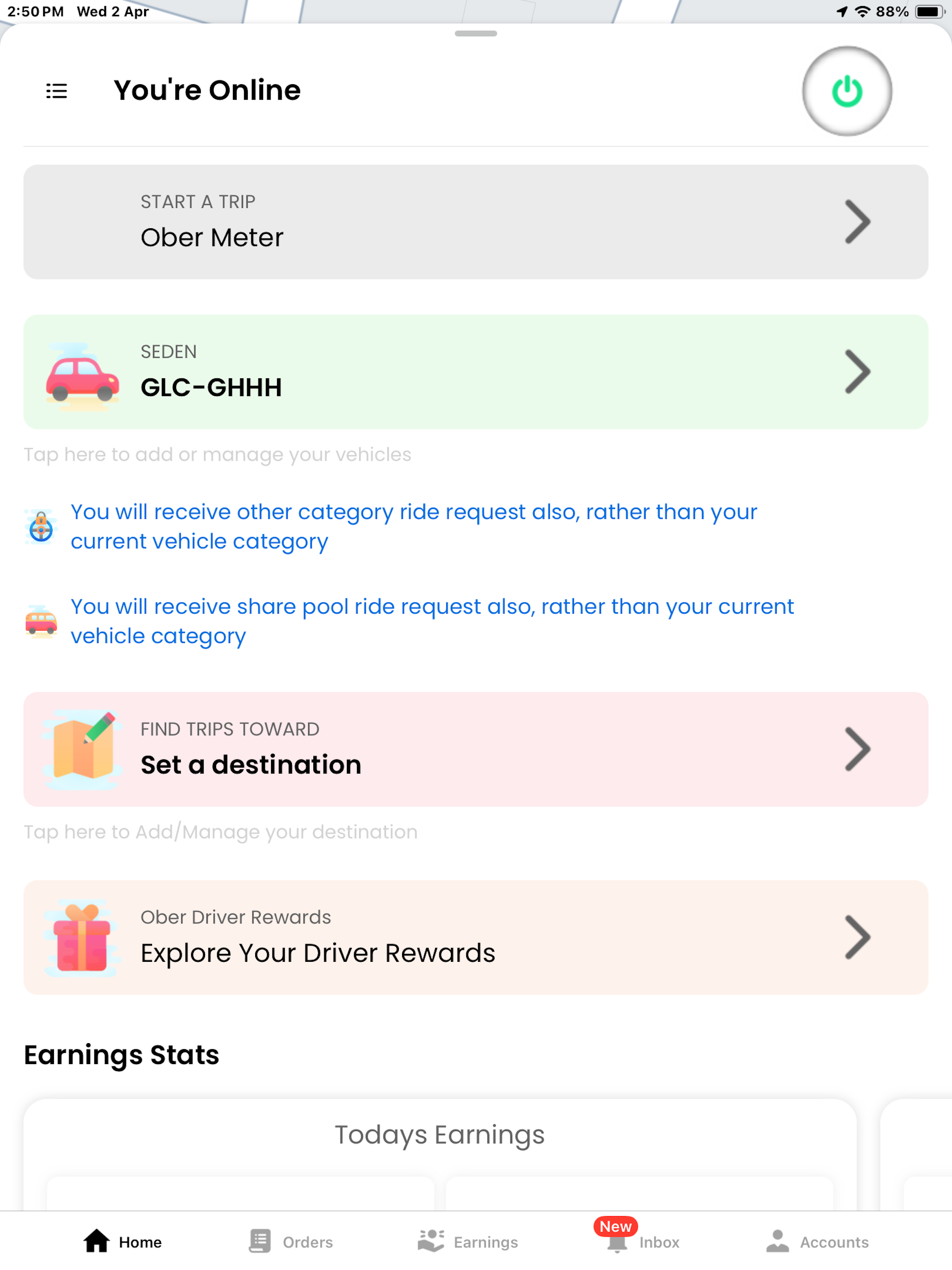 OberCab driver