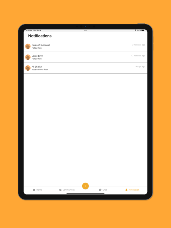 Ask It World iPad screenshot 9 - Social Networking app