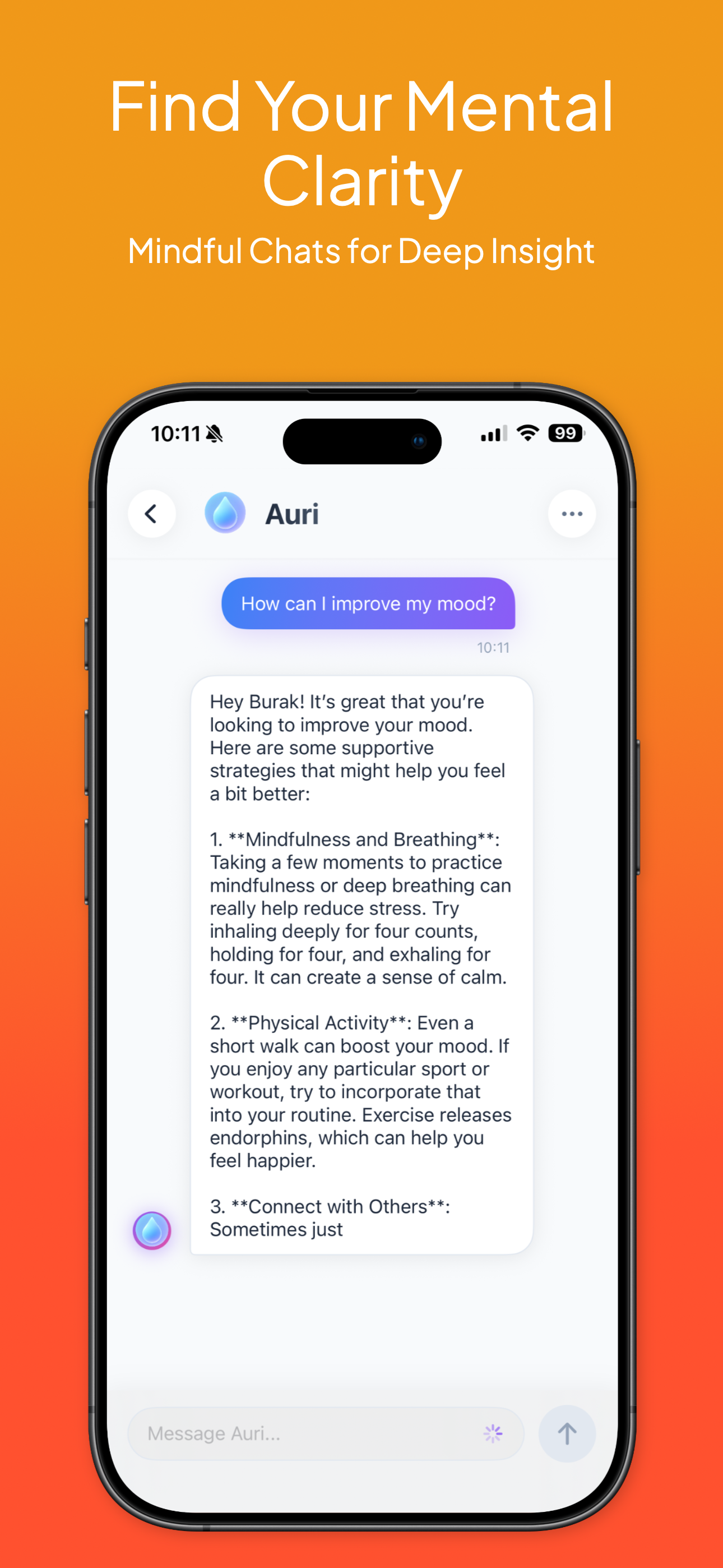 Stress Watch: Auri AI Coach screenshot 5