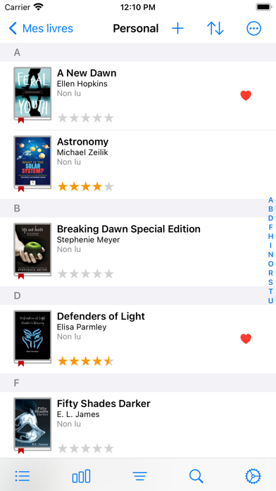 Screenshot #1 pour BookBuddy Pro: Ma bibliothèque