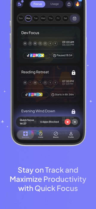 blissio.AI Focus & App Blocker Screenshot 3 of 9