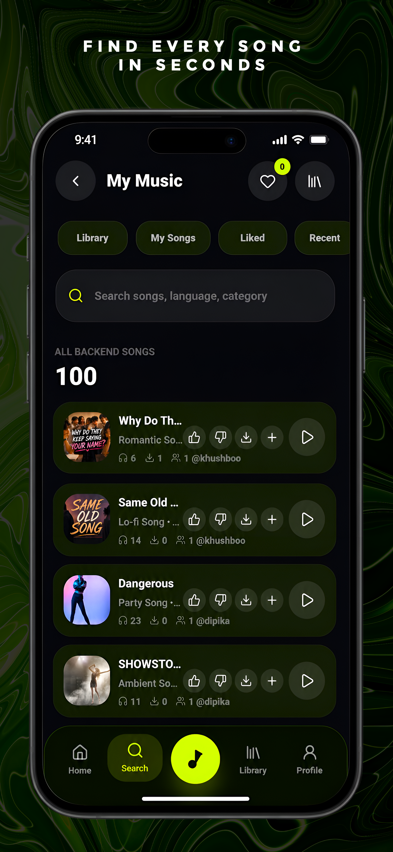Mood Songs screenshot 3