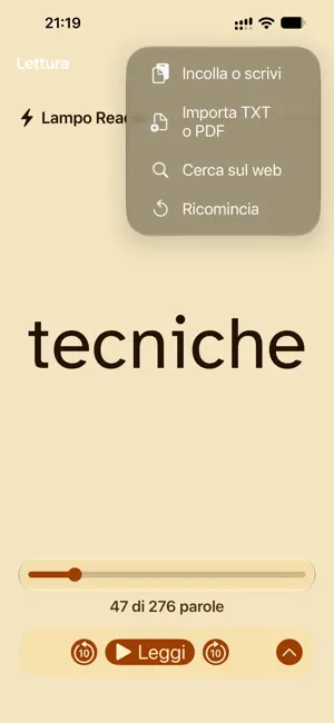 Lampo Reader screenshot 2