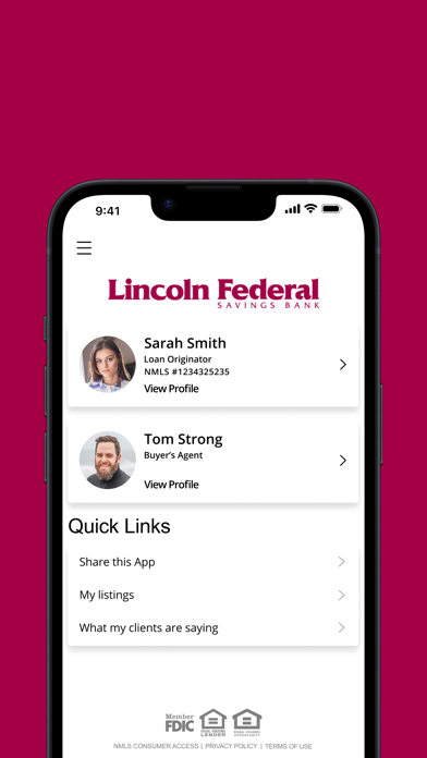 Lincoln Federal: My Mortgage Screenshot