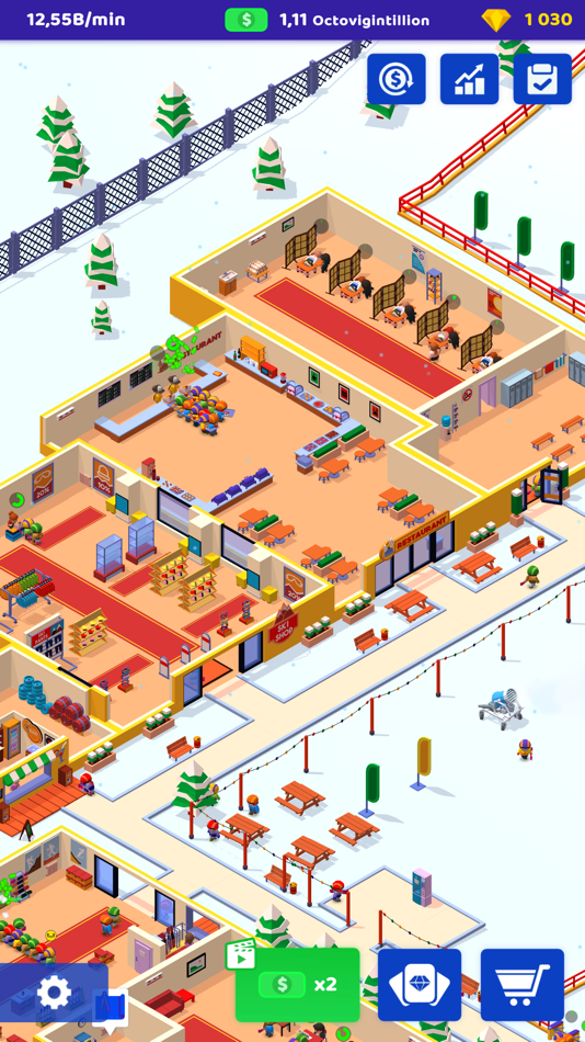 #4. Ski Resort: Idle Snow Tycoon (iOS) By: Wojciech Grzesik