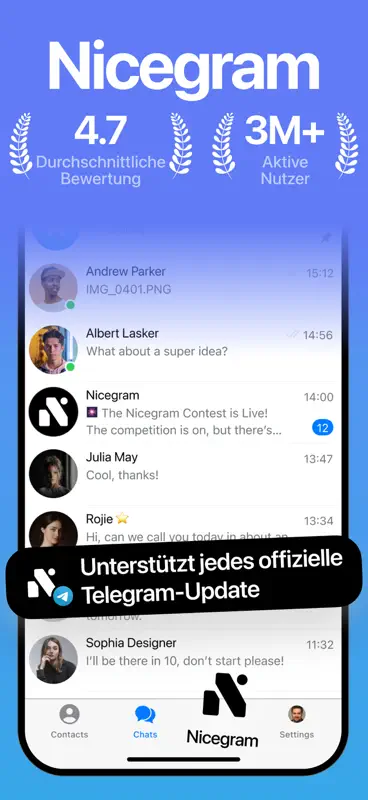 Nicegram: KI für Telegram screenshot 1 of 8