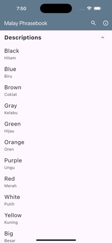 Malay Basic Phrases Screenshot 9 of 10