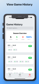 Voller: Volleyball Scoreboard screenshot 8
