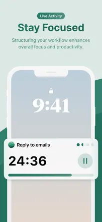 Flow: Focus & Pomodoro Timer: Screenshot 2 von 8