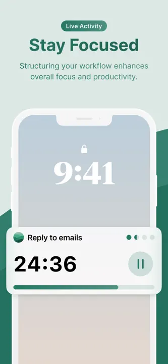 Flow: Focus & Pomodoro Timer: Screenshot 2 von 8