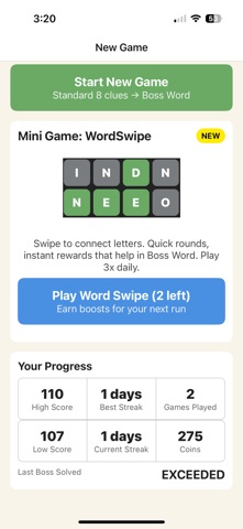 Boss Word: Scramble Word Game screenshot