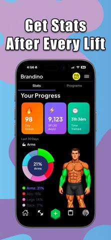 GymSplat: Workout Tracker Screenshot 1 of 8