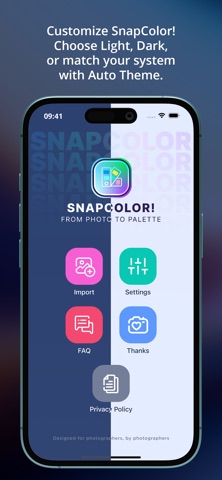 SnapColor! – Color Palettes iPhone screenshot