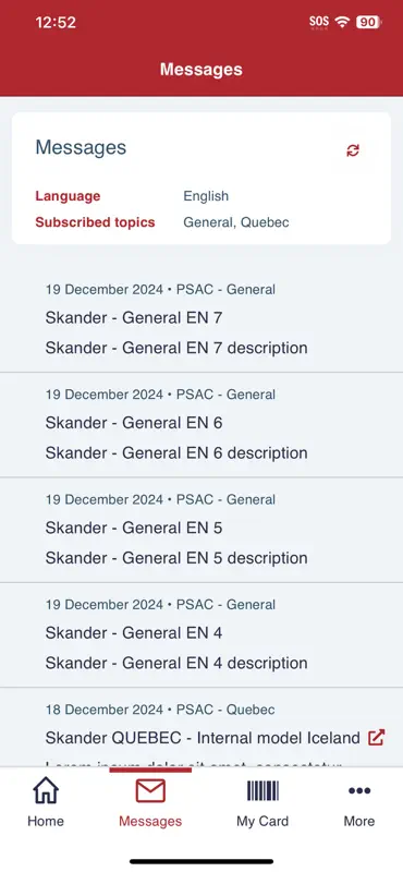 PSAC-AFPC screenshot 1 of 3