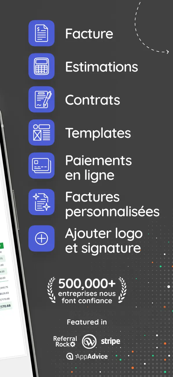 Screenshot #2 pour Invoice Simple－Facture & Devis