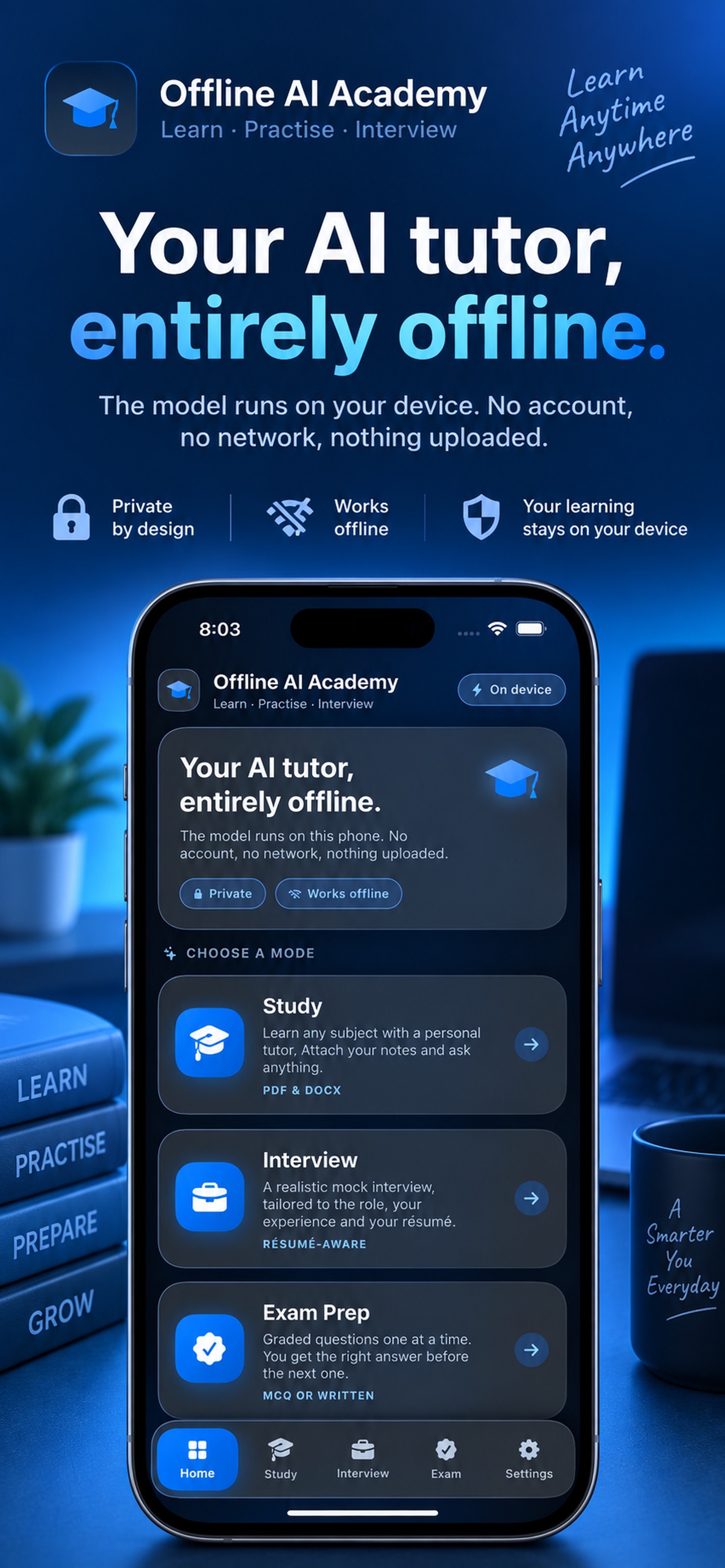Screenshot 1 of Offline AI Academy