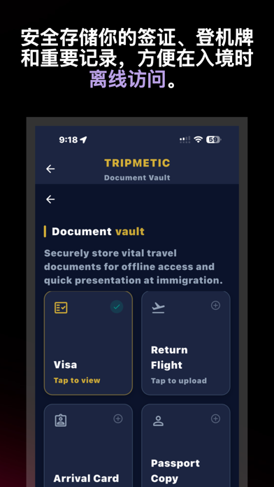 Tripmetic: 离线旅程规划清单套件 screenshot