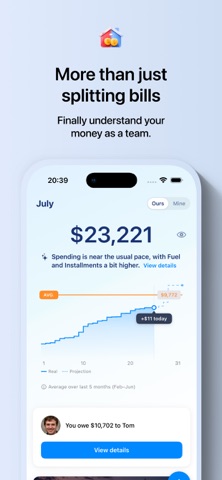 Shared Expenses - Couplesplit Screenshot 1 of 10