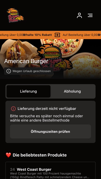 American Burger & Pizza