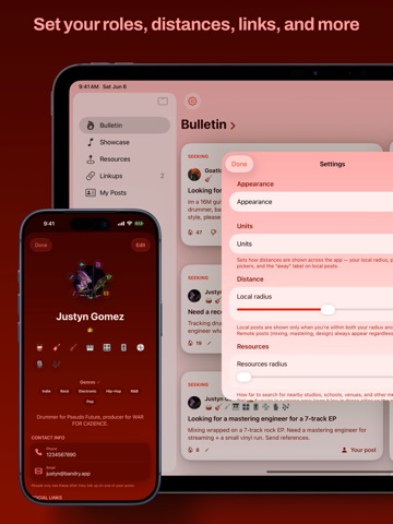 Bandry: All-in-One Music App iPad screenshot