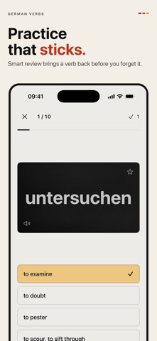 Learn German Verbs: Deutsch Screenshot 4 of 6