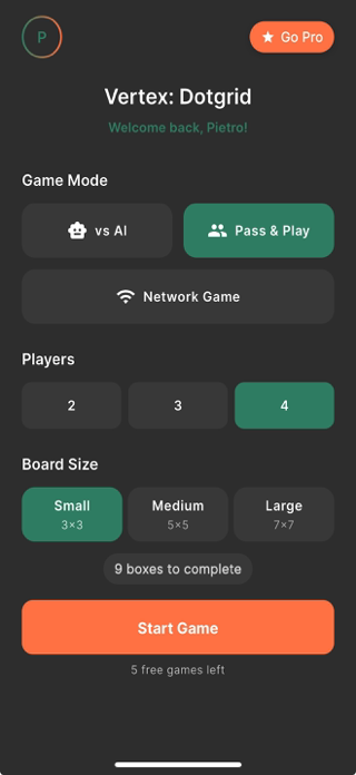 Vertex: Dotgrid Screenshot 1 of 3