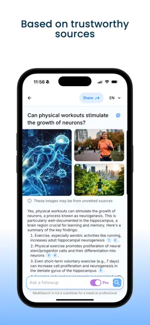 MediSearch AI iPhone screenshot 3