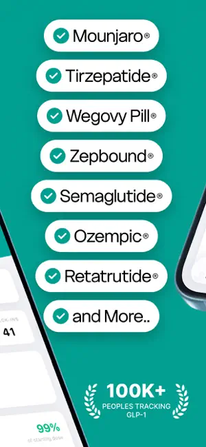 GLP-1 Peptide Dose Tracker Log screenshot 2