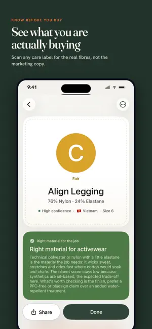 ClothTrace: Fabric Identifier screenshot 1