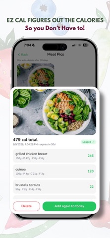 EZ Cal - AI Calorie Tracker Screenshot 3 of 8