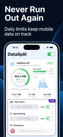 Data Budget Tracker: DataSplit Screenshot 2 of 6