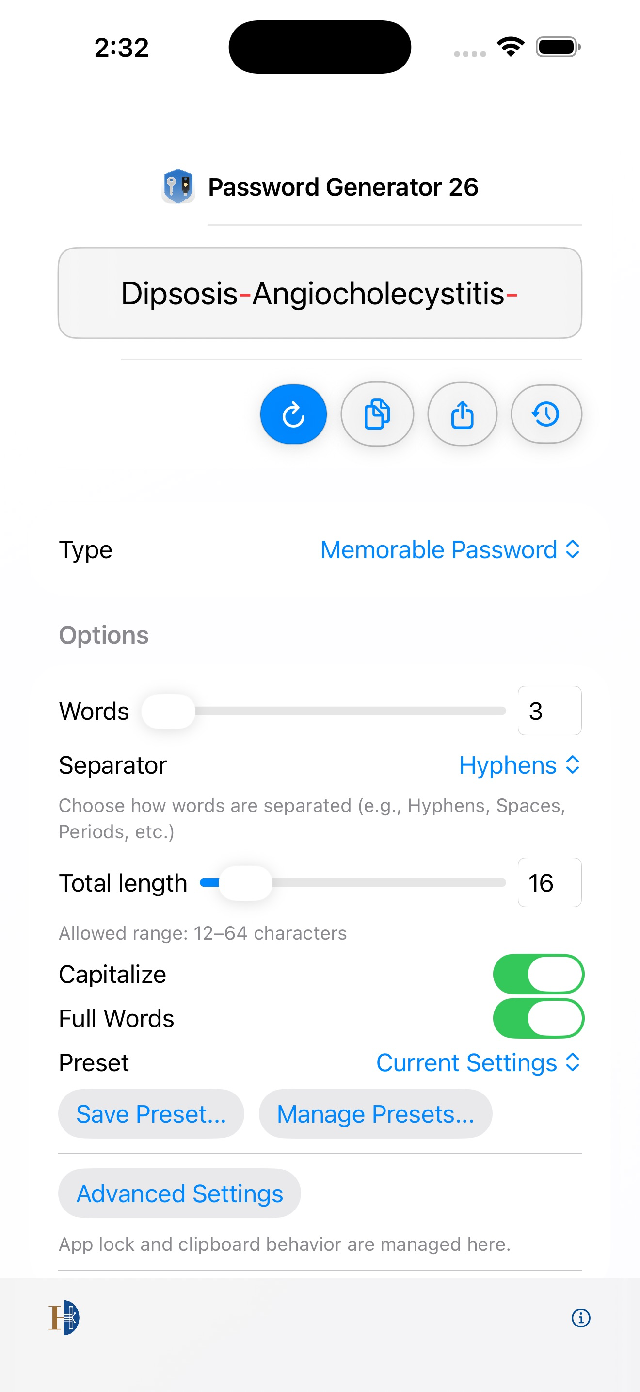 PasswordGenerator26 screenshot 3