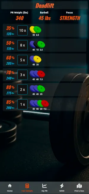 Plate UP: Barbell & WOD Calc screenshot 4