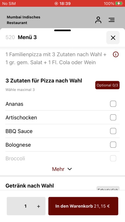 Mumbai Indisches Restaurant screenshot-3