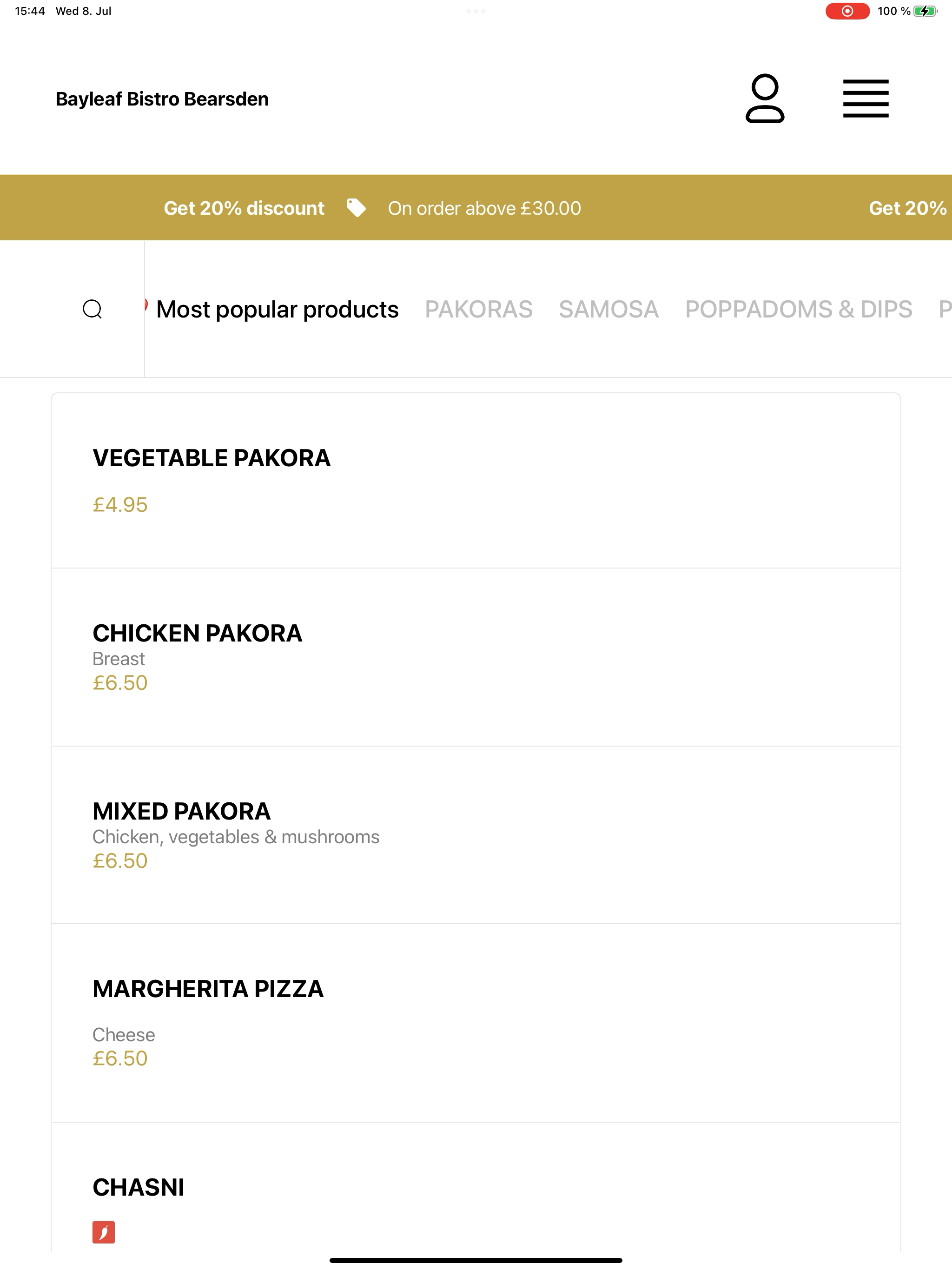 Bay Leaf Bistro & Takeaway UK screenshot 13