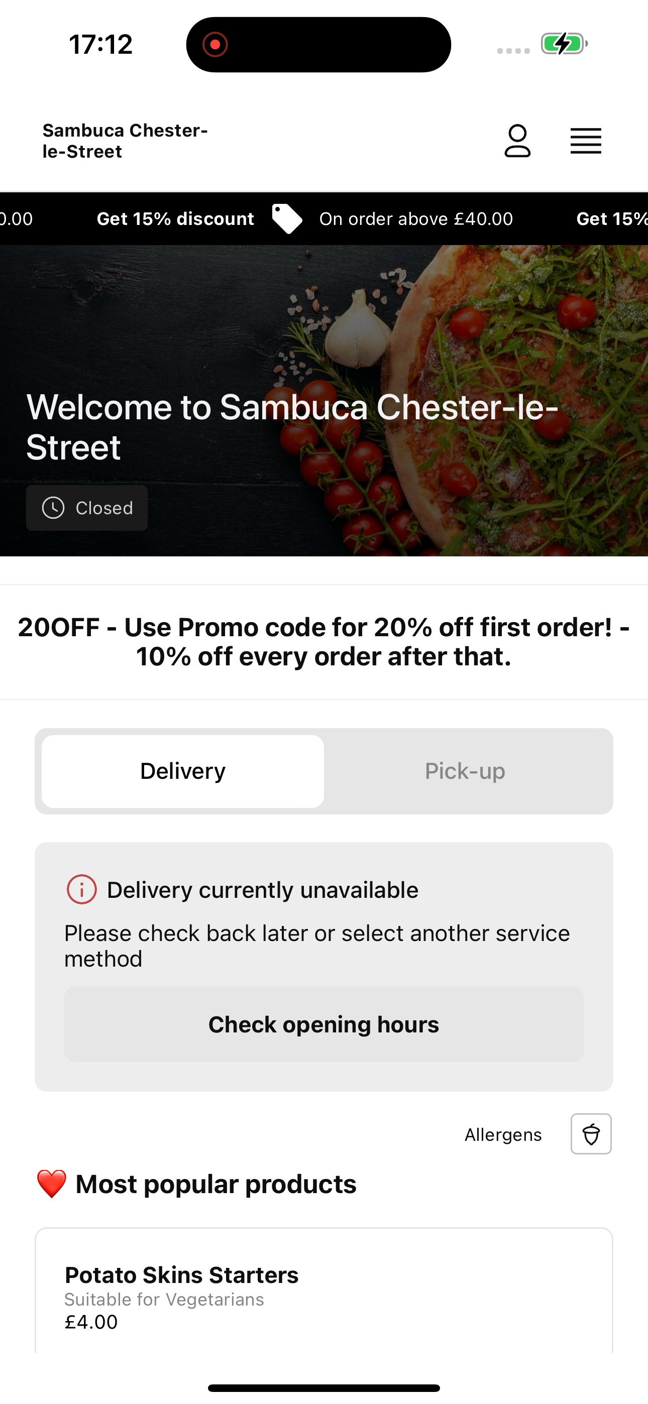 Sambuca Chester-Lee-Street screenshot 5